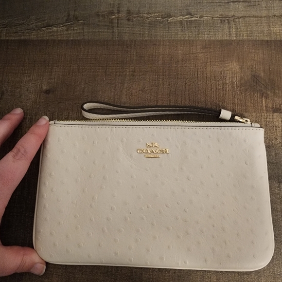 Coach ostrich wristlet - Picture 2 of 5
